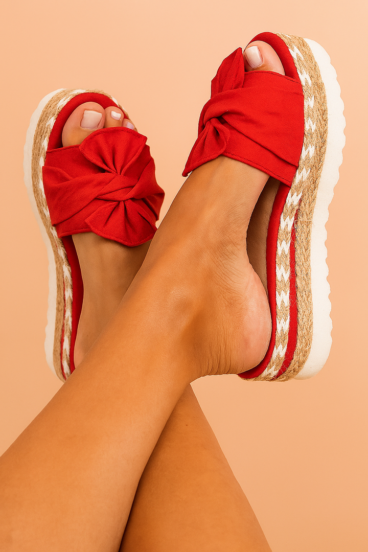 Dominika | Platåflip-flops med sløyfe 4