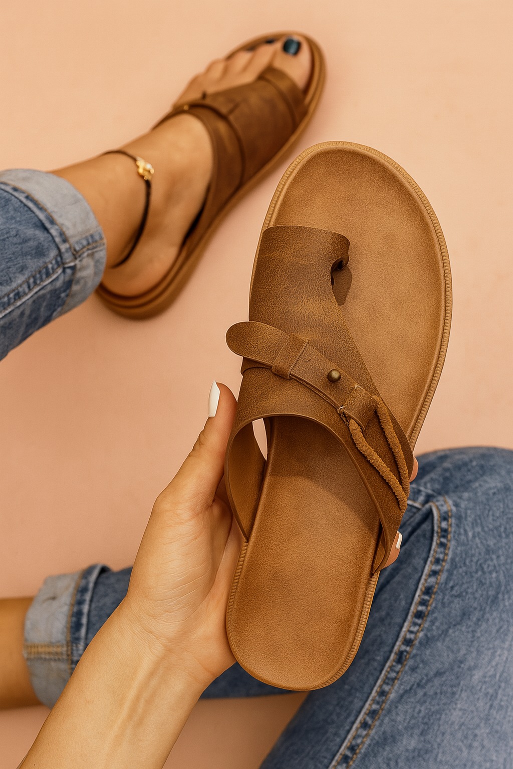 Julia | Stilige flip-flops med stropper 1