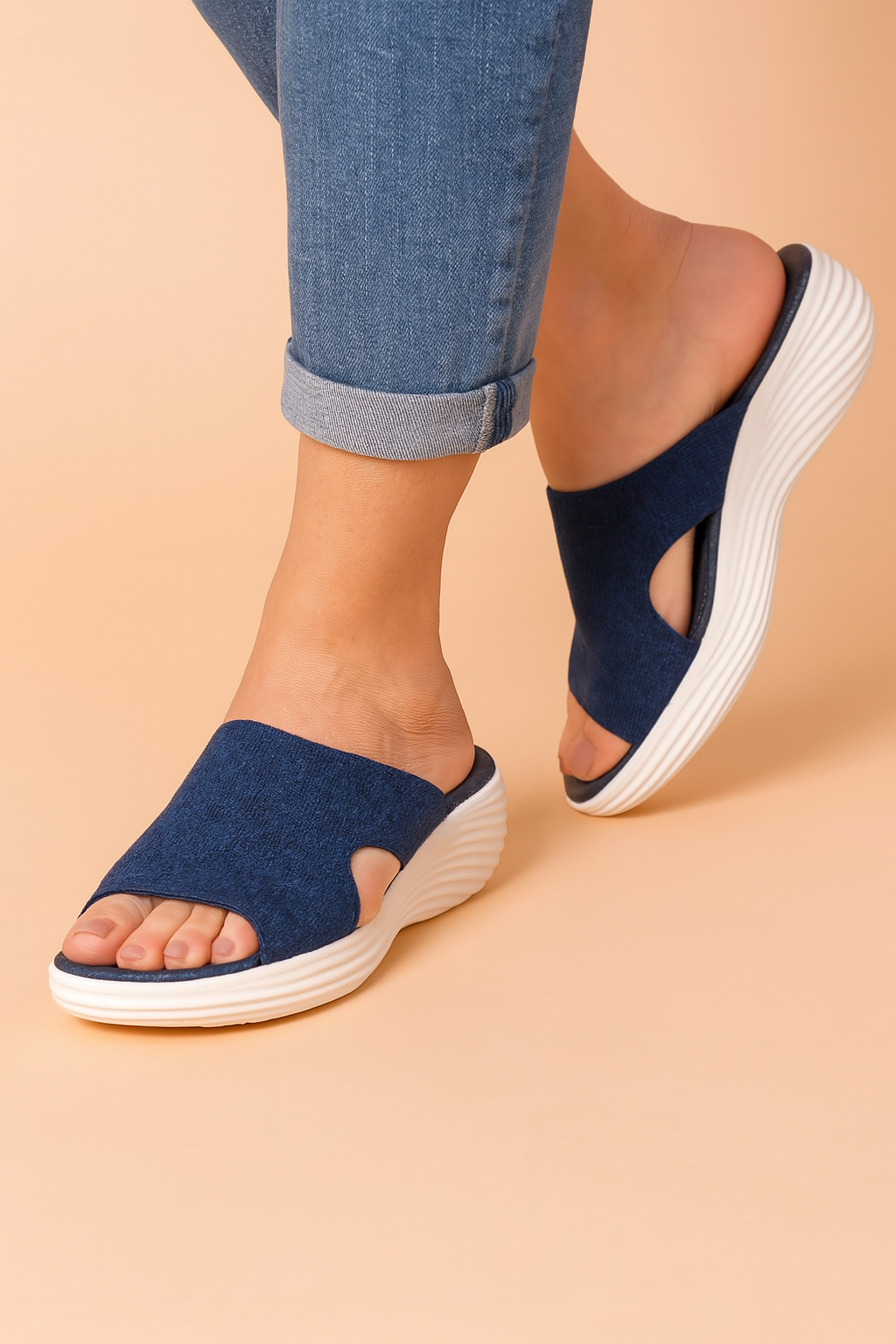 Zuzanna | Bølgete plattformflip-flops 2